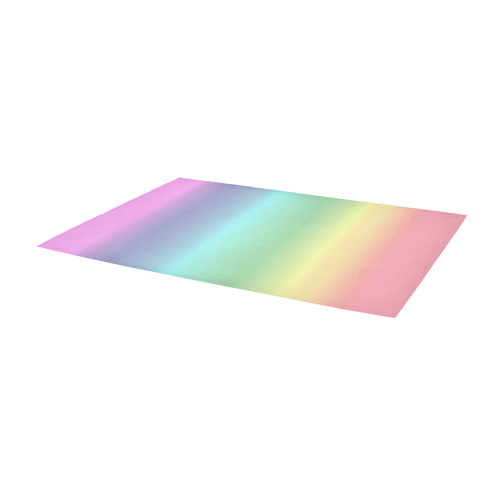 Pastel Rainbow Area Rug 9'6''x3'3''