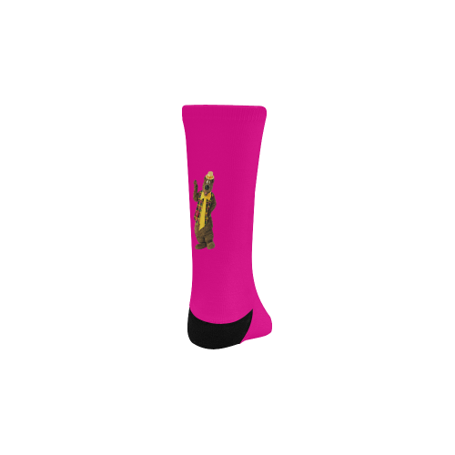 Humphrey Magic Forrest Socks - Hot Pink Custom Socks for Kids