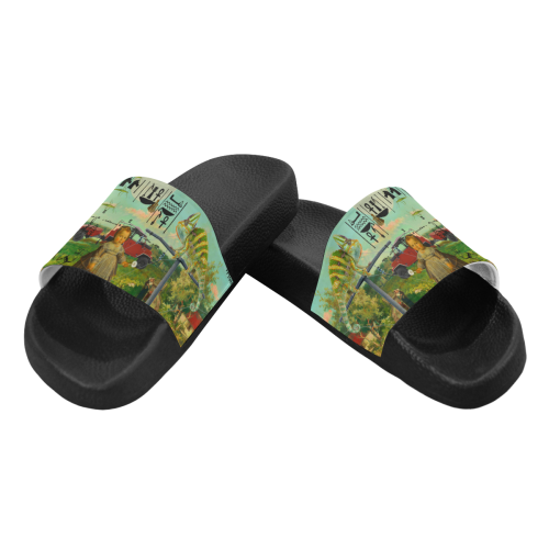 DANDELIONS Women's Slide Sandals (Model 057)