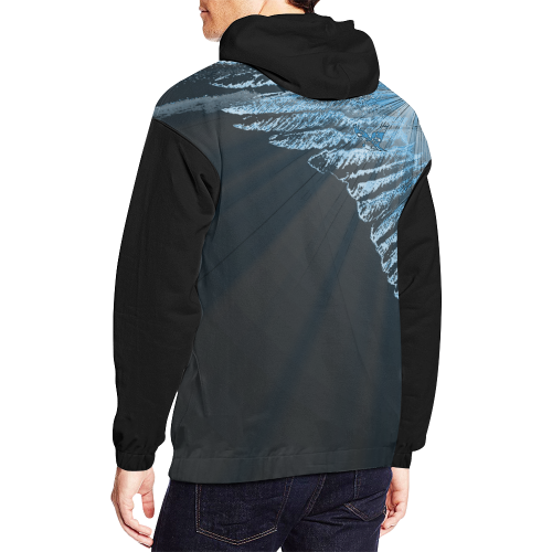 The Way Home All Over Print Hoodie for Men/Large Size (USA Size) (Model H13)