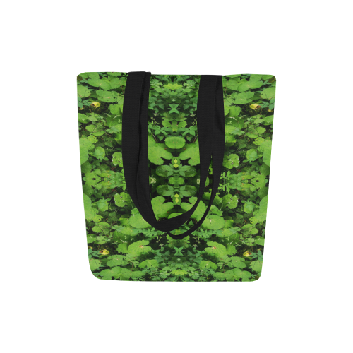 the green x Canvas Tote Bag (Model 1657)