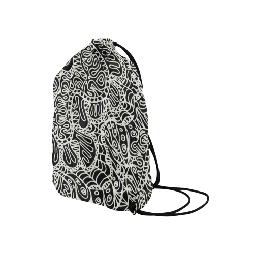 Doodle Style G361 Medium Drawstring Bag Model 1604 (Twin Sides) 13.8"(W) * 18.1"(H)