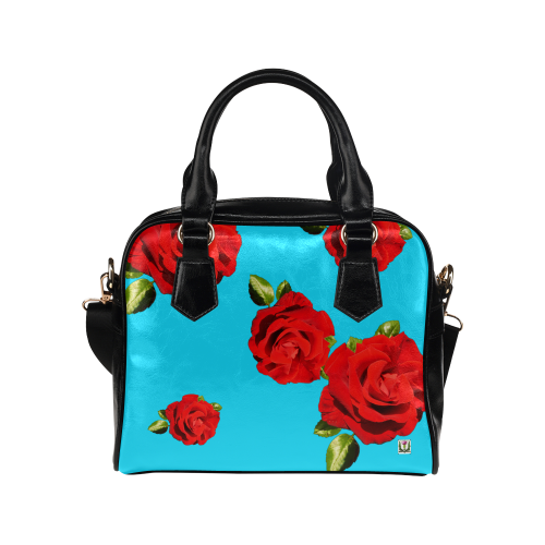 Fairlings Delight's Floral Luxury Collection- Red Rose Shoulder Handbag 53086h13 Shoulder Handbag (Model 1634)