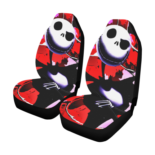 psychedelic Christmas nightmare Car Seat Covers (Set of 2)