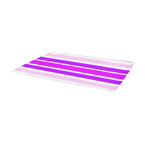 Summer Purples Stripes Area Rug 9'6''x3'3''