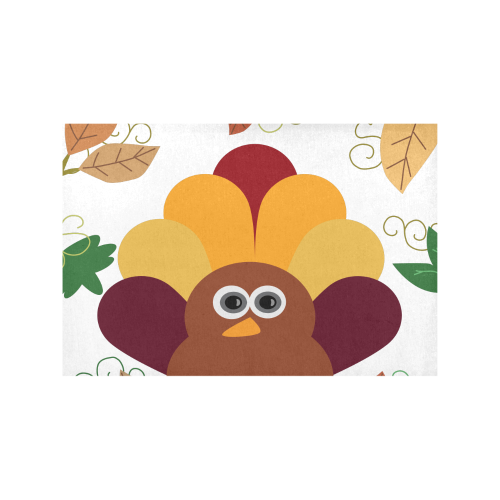 Thanksgiving Turkey Placemat 12’’ x 18’’ (Six Pieces)