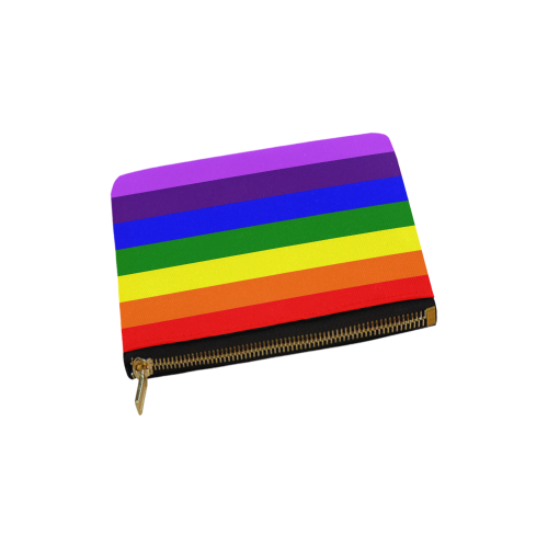 Rainbow Flag (Gay Pride - LGBTQIA+) Carry-All Pouch 6''x5''