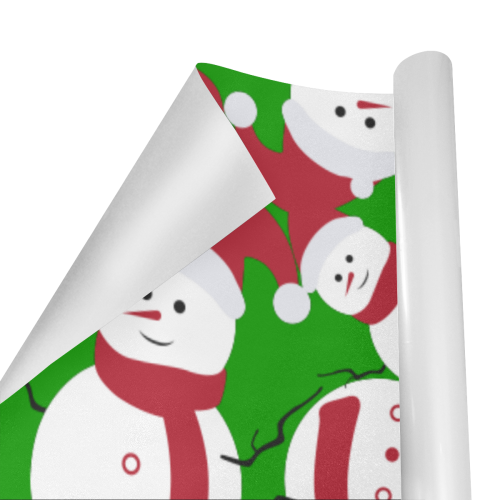Snowman Gift Wrapping Paper 58"x 23" (5 Rolls)