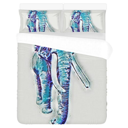 digitalart Elephant 3-Piece Bedding Set