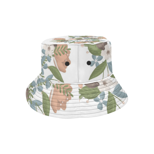 Bouquet All Over Print Bucket Hat for Men