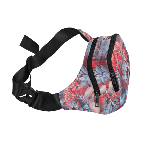 flowers flora #flowers Fanny Pack/Small (Model 1677)