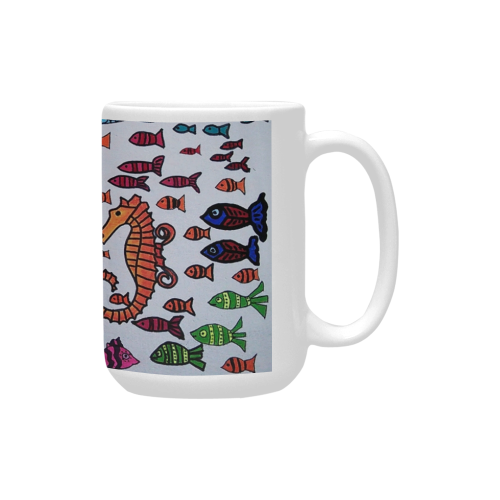 Sea of Life Custom Ceramic Mug (15OZ)