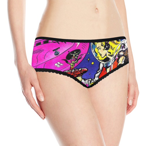 Battle in Space 2 Women's All Over Print Classic Briefs (Model L13)