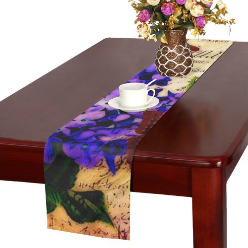 Bright botanical Table Runner 14x72 inch