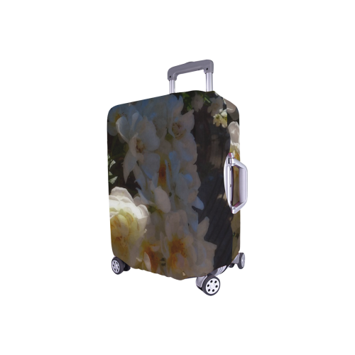 rose in morning light Luggage Cover/Small 18"-21"
