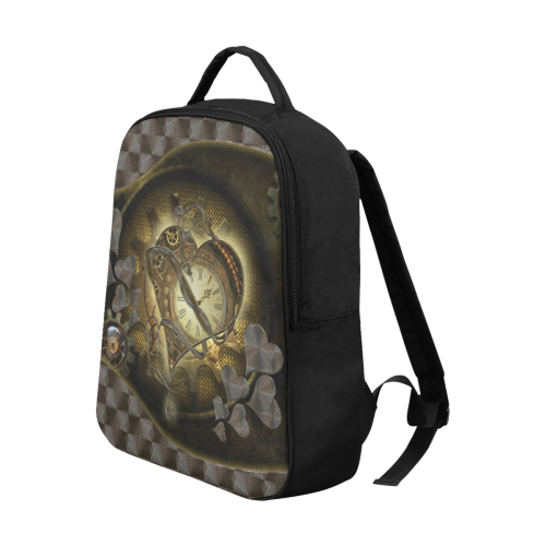 Awesome steampunk heart Popular Fabric Backpack (Model 1683)