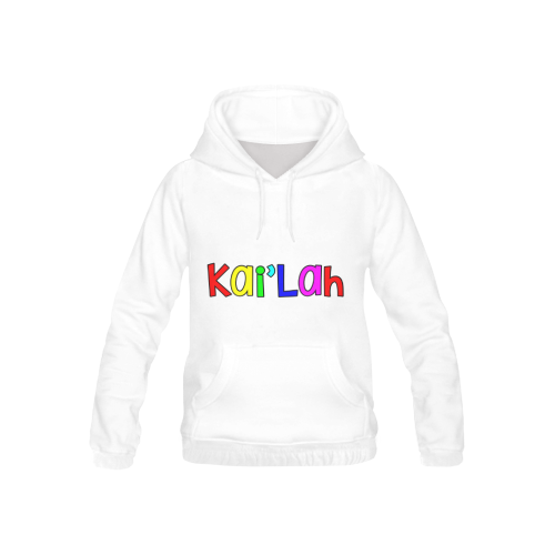Kai Lah - letter rainbow font chunky All Over Print Hoodie for Kid (USA Size) (Model H13)