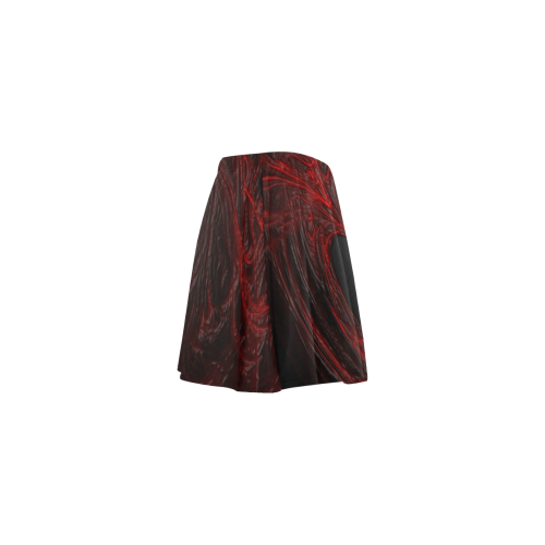 Dark Gothic Heart Paint With Blood Mini Skating Skirt (Model D36)