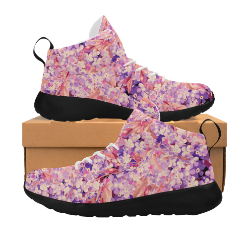 flower pattern Women's Chukka Training Shoes/Large Size (Model 57502)
