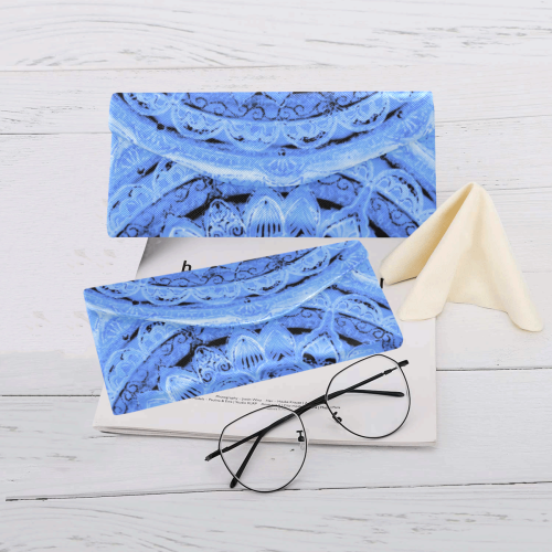 delicate silk mandala 19 Custom Foldable Glasses Case