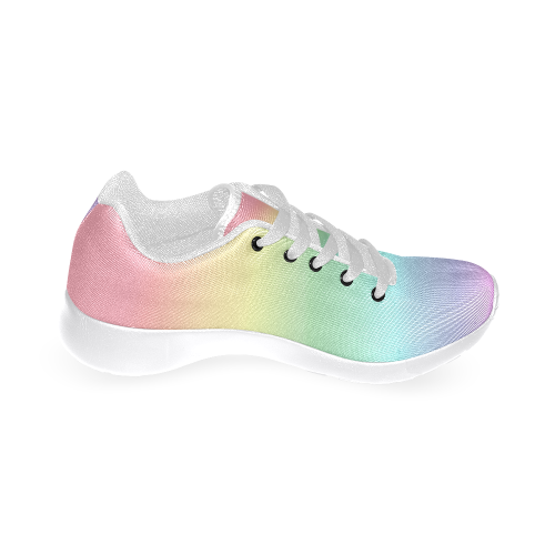 Pastel Rainbow Men’s Running Shoes (Model 020)