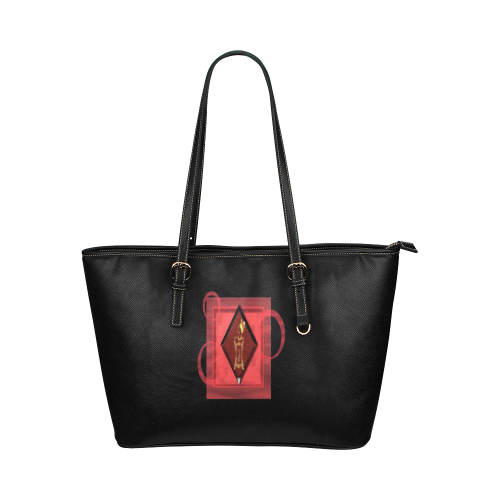 SERIPPY Leather Tote Bag/Small (Model 1651)