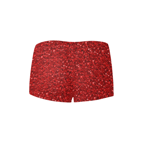 sparkling glitter red Women's All Over Print Boyshort Panties (Model L31)