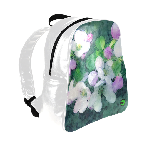 Apple Blossom. Inspired by the Magic Island of Gotland. Multi-Pockets Backpack (Model 1636)