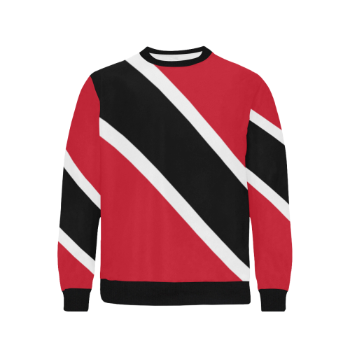 Trinidad and Tobago Men's Rib Cuff Crew Neck Sweatshirt (Model H34)