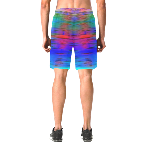 noisy gradient 1 by JamColors Men's All Over Print Elastic Beach Shorts (Model L20)