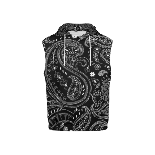 PAISLEY 7 All Over Print Sleeveless Hoodie for Kid (Model H15)