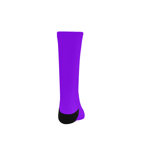 color electric violet Women's Custom Socks