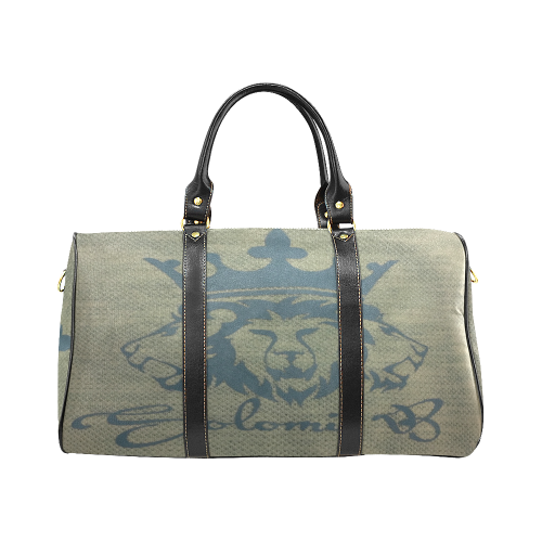Gray Solomie B Lion New Waterproof Travel Bag/Large (Model 1639)