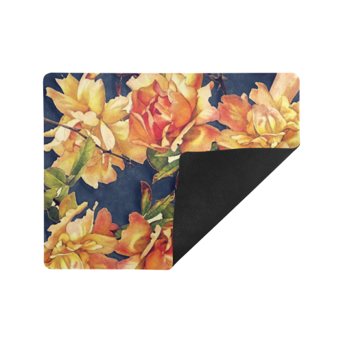 flowers #flowers #pattern #flora Mousepad 18"x14"