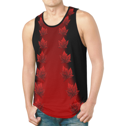 Canada Maple Leaf Tank Tops Men's New All Over Print Tank Top for Men (Model T46)