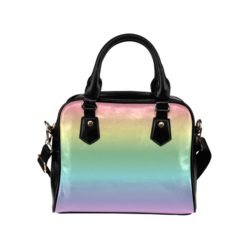 Pastel Rainbow Shoulder Handbag (Model 1634)