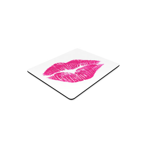 Kissing Lips Rectangle Mousepad