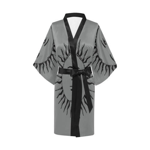 GOD Robe Grey Kimono Robe