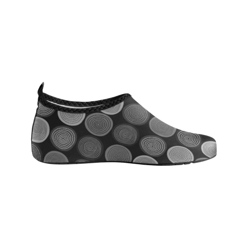 Scandinavian Circle Dots Mandala Pattern 3 Women's Slip-On Water Shoes (Model 056)