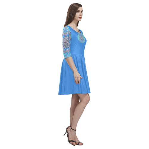 sitrehaim-kafui 2 Tethys Half-Sleeve Skater Dress(Model D20)