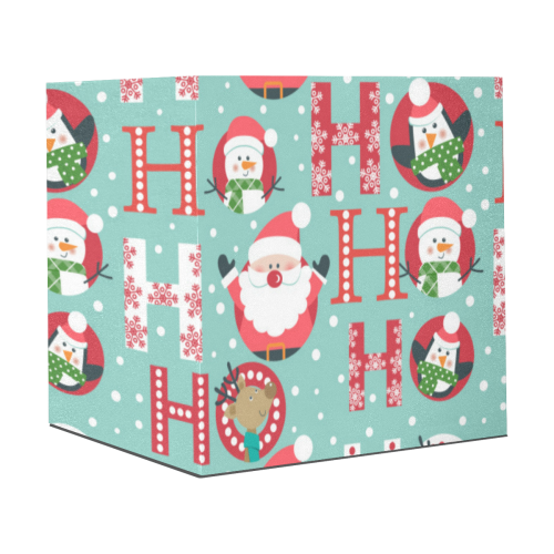 Funny Christmas HOHOHO Santa Claus Pattern Gift Wrapping Paper 58"x 23" (1 Roll)