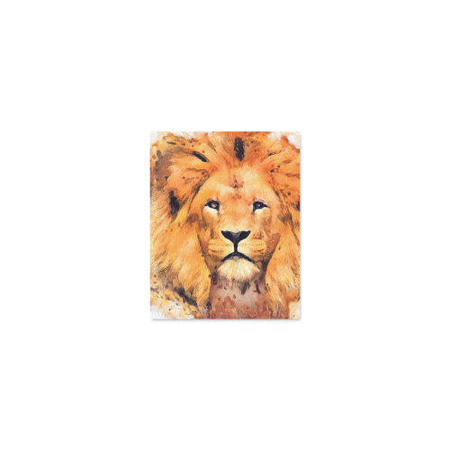lion Canvas Print 8"x10"