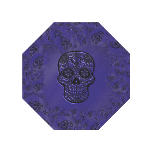 Skull20170227_by_JAMColors Anti-UV Auto-Foldable Umbrella (Underside Printing) (U06)