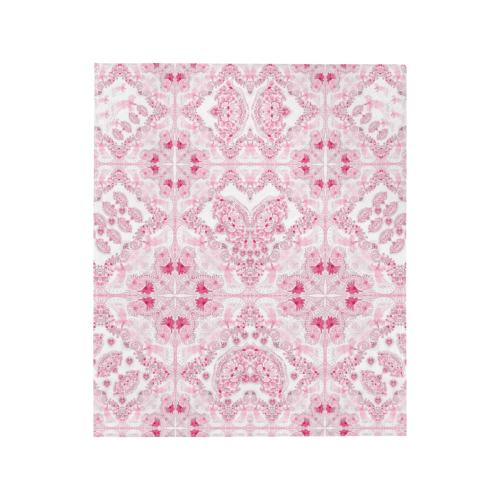sweet nature-fuxia Quilt 50"x60"