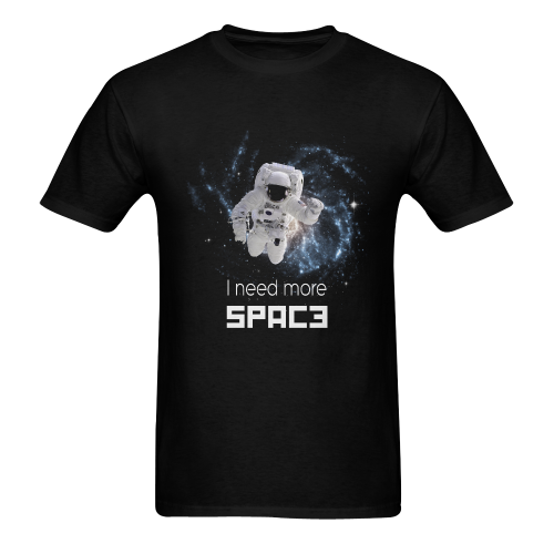 Astronaut in Space Men's T-shirt in USA Size (Two Sides Printing) (Model T02)