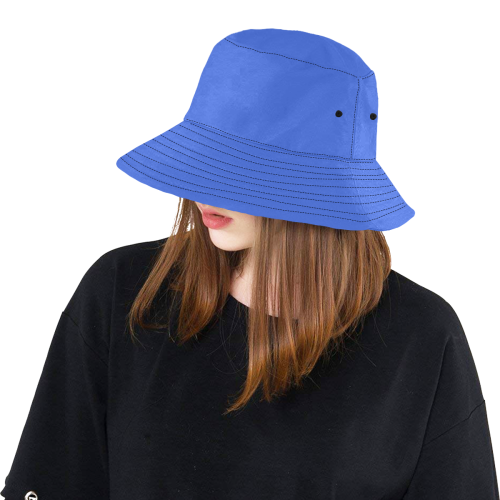 color royal blue All Over Print Bucket Hat