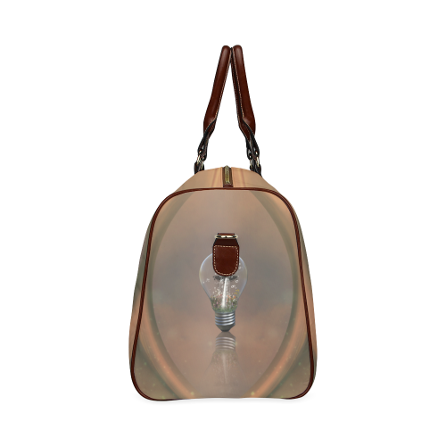 Light bulb with birds Waterproof Travel Bag/Small (Model 1639)