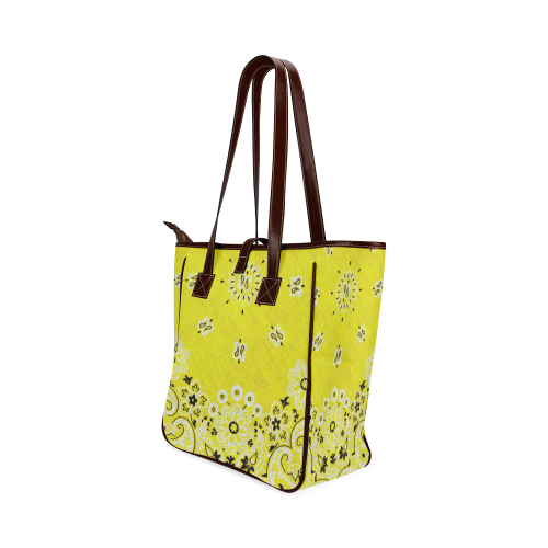 Grunge Yellow Bandana 1 Classic Tote Bag (Model 1644)