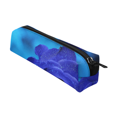 Blue rose Pencil Pouch/Small (Model 1681)