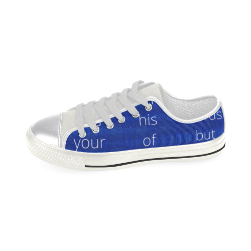 sidht words Women's Classic Canvas Shoes (Model 018)